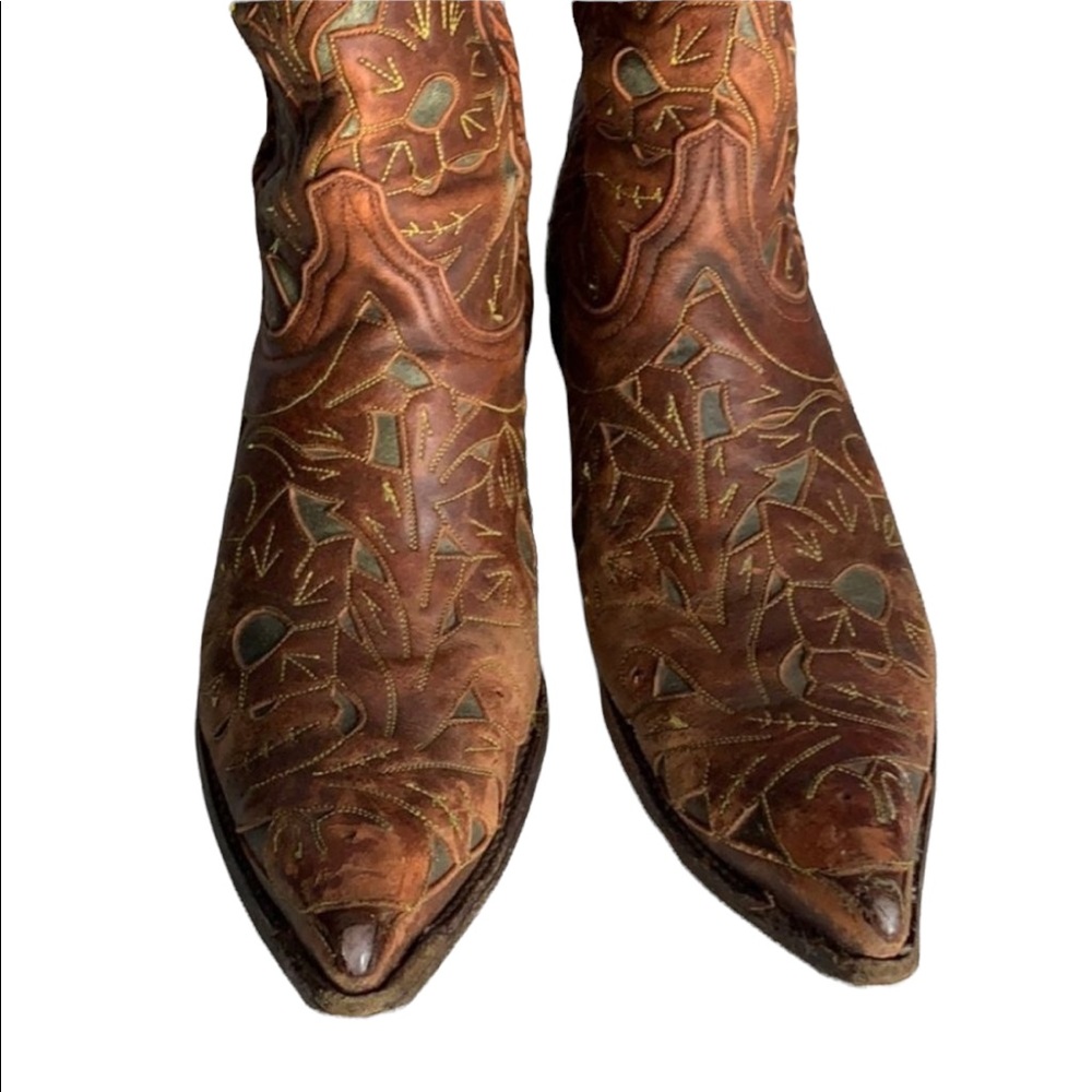 The Old Gringos inlaid leather size 10 - Picture 2 of 10